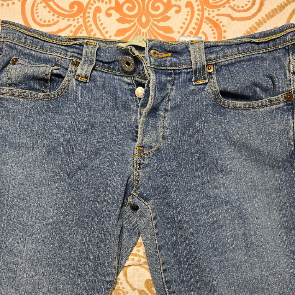 Levi's Straight Leg Blue Jeans